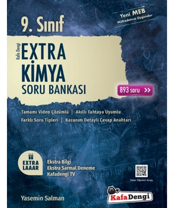 9.Sınıf Extra Kimya Soru Bankası (Tümü Video Çözümlü)