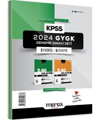 2025 KPSS Genel Yetenek Genel Kültür Deneme Sınavı Seti 2 Fasikül 6 Deneme