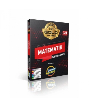 8. Sınıf LGS Matematik Gold Serisi Soru Bankası Ünlüler Karması