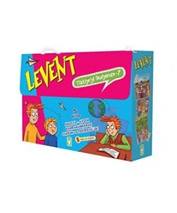 Levent Türkiyeyi Geziyorum - 7 Set (5 Kitap)