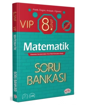 8. Sınıf VIP Matematik Soru Bankası