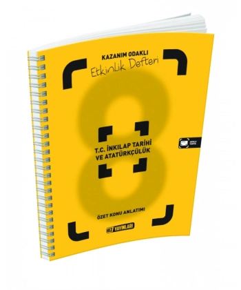 8. Sınıf LGS T.C. İnkılap Tarihi ve Atatürkçülük Özet Konu Anlatımı Etkinlik Defteri