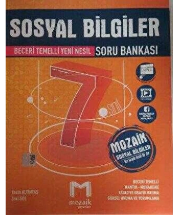 7.Sınıf Mozaik Soru Bankası Sosyal Bilgiler - 2024