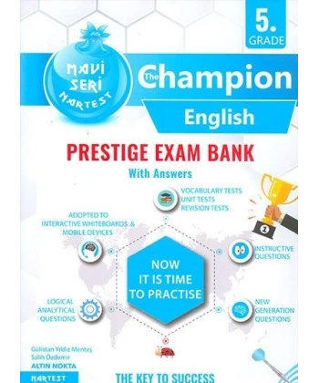 5.Sınıf İngilizce Prestige Exam Bank Mavi Seri