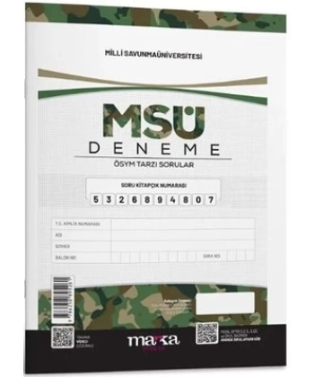 2025 MSÜ Yeni Nesil Deneme Tamamı Video Çözümlü