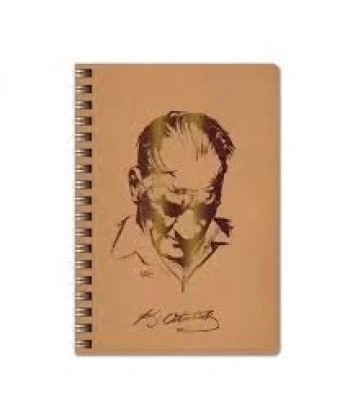 Keskin 16,5*22,5 80 Yp.Çiz.Karton Kp.Spr.Atatürk Defter