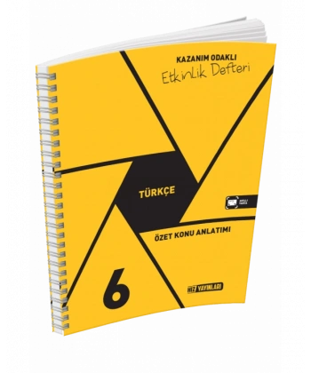 6. Sınıf Türkçe Özet Konu Anlatımı Etkinlik Defteri