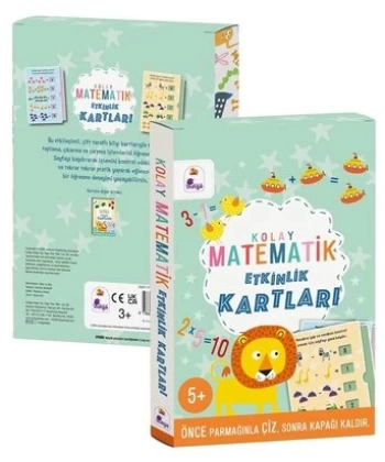 Kolay Matematik Etkinlik Kartları (Ciltli-Kutulu)