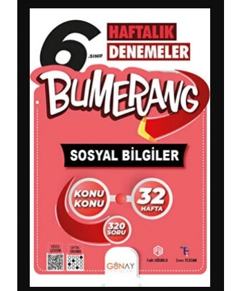 6 Bumerang Sosyal 32 Haftalık Deneme
