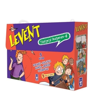 Levent Türkiyeyi Geziyorum 6 Seti - 5 Kitap Takım