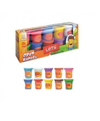 Lets Oyun Hamuru 10 Renk 750 Gr