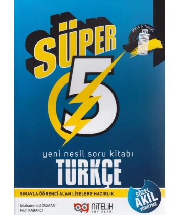 5. Sınıf Türkçe Süper Yeni Nesil Soru Kitabı