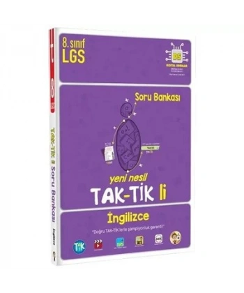 8. Sınıf İngilizce Taktikli Soru Bankası