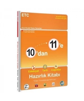10dan 11e Edebiyat Tarih Coğrafya Hazırlık Kitab