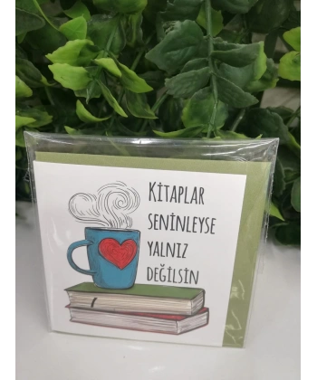 Kitaplar Seninleyse Yalnız Değilsin Hediye Kartı-Fark