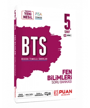 5. Sınıf Fen Bilimleri BTS Beceri Temelli Soru Bankası Puan Yayınları
