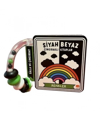 Siyah Beyaz Çıngıraklı Kitaplar Renkler