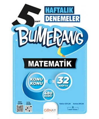5 Bumerang 32 Haftalık Matematik Deneme