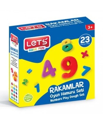 Lets Oyun Hamuru Rakamlar Seti 23 Parça
