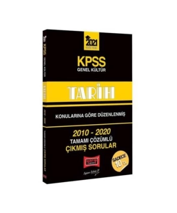 2021 KPSS Tarih Konularına Göre Düzenlenmiş Tamamı Çözümlü Çıkmış Sorular