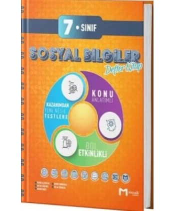 7. Sınıf Sosyal Bilgiler Defter Kitap
