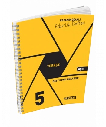 5. Sınıf Türkçe Özet Konu Anlatımı Etkinlik Defteri