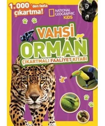 National Geographic Kids Vahşi Orman Çıkartmalı Faaliyet Kitabı