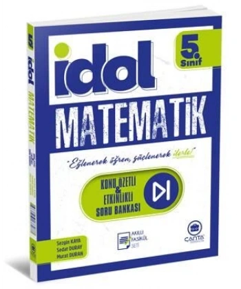 Çanta Yayınları 5. Sınıf İdol Matematik Konu Özetli ve Etkinlikli Soru Bankası