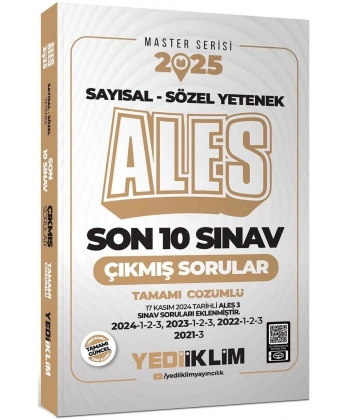 Ales Sayısal Sözel Son 10 Sınav Çıkmış Soru 2025