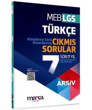 LGS Türkçe Konularına Göre Düzenlenmiş Son 7 Yıl Çıkmış Sorular