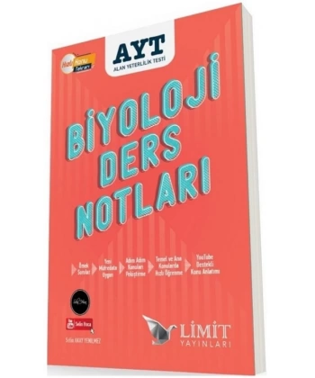 AYT Biyoloji Ders Notları Limit Yayınları