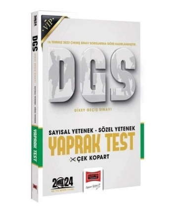 Dgs Say-Söz Yaprak Test-2024