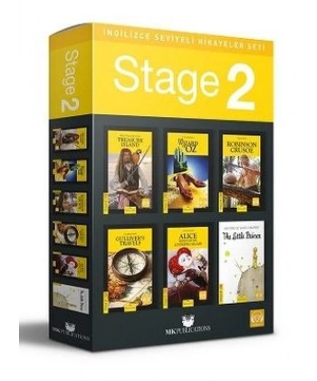İngilizce Hikaye Seti - Stage 2 - 6 Kitap Takım