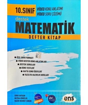 10. Sınıf Matematik Destek Defterim