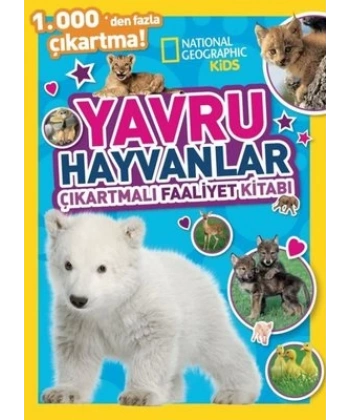 National Geographic Kids Yavru Hayvanlar Çıkartmalı Faaliyet Kitabı