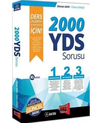 2000 YDS Sorusu Ders Çalışmayı Sevmeyenler İçin