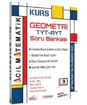 TYT AYT Geometri KURS Soru Bankası Acil Yayınları