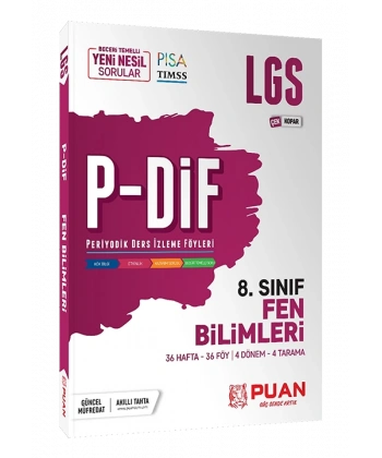 8. Sınıf LGS Fen Bilimleri PDİF Konu Anlatım Föyleri