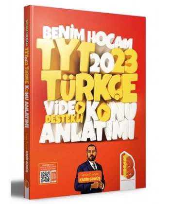 2023 TYT Türkçe Video Destekli Konu Anlatımı Benim Hocam Yayınları