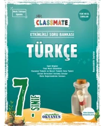 7. Sınıf Classmate Türkçe Soru Bankası