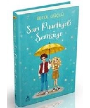 Sarı Puantiyeli Şemsiye (Ciltli)