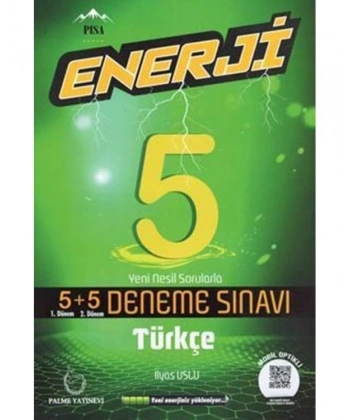 5. Sınıf Türkçe 5 + 5 Enerji Deneme Sınavı