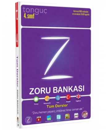 4. Sınıf Tüm Dersler Zoru Bankası Tonguç Akademi + İngilizce Stage Hediyeli