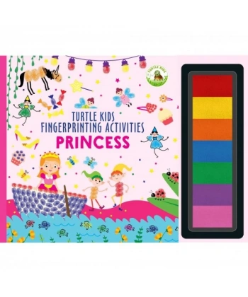Turtle Kids Fingerprinting Activities Princess