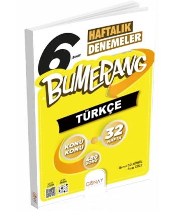 6 Bumerang 32 Haf Türkçe Deneme 2023