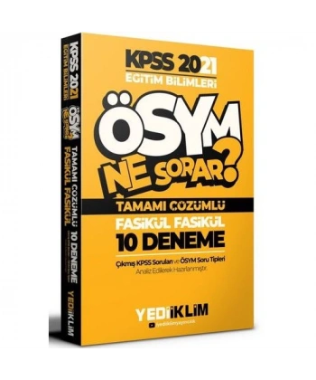 2021 Kpss Eğitim Bilimleri Ösym Ne Sorar Çözümlü 10 Fasikül Deneme