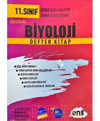 11. Sınıf Biyoloji Destek Defter