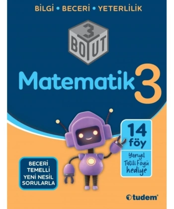 3. Sınıf Matematik 3 Boyut 14 Föy Tudem Yayınları
