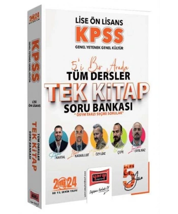 Yargı Kpss Gy Gk Lise Önlis. 5Yüz Tüm Ders S.B-2024