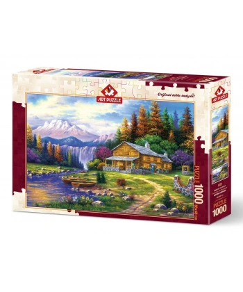 Dağlarda Günbatımı 1000 Parça Puzzle